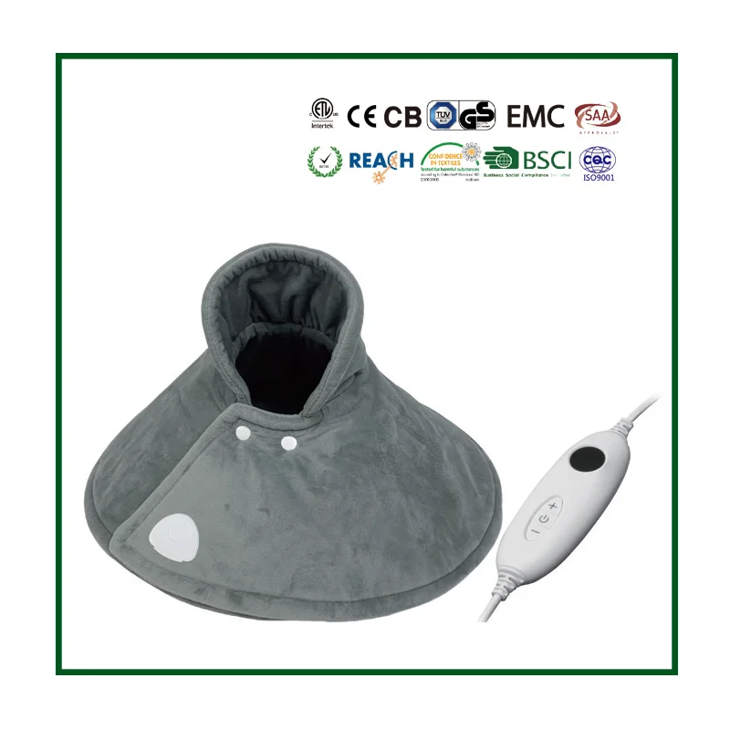 220-240v 100 W 60x62cm 6 Temperature Levels and Automatic Shut-Off Shoulder Back Electric Heating pad