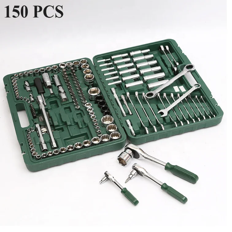 Multifunctional Hand Hardware Tools 53pcs 78pcs  80pcs 150PCS socket ratchet wrench set for Car Repair