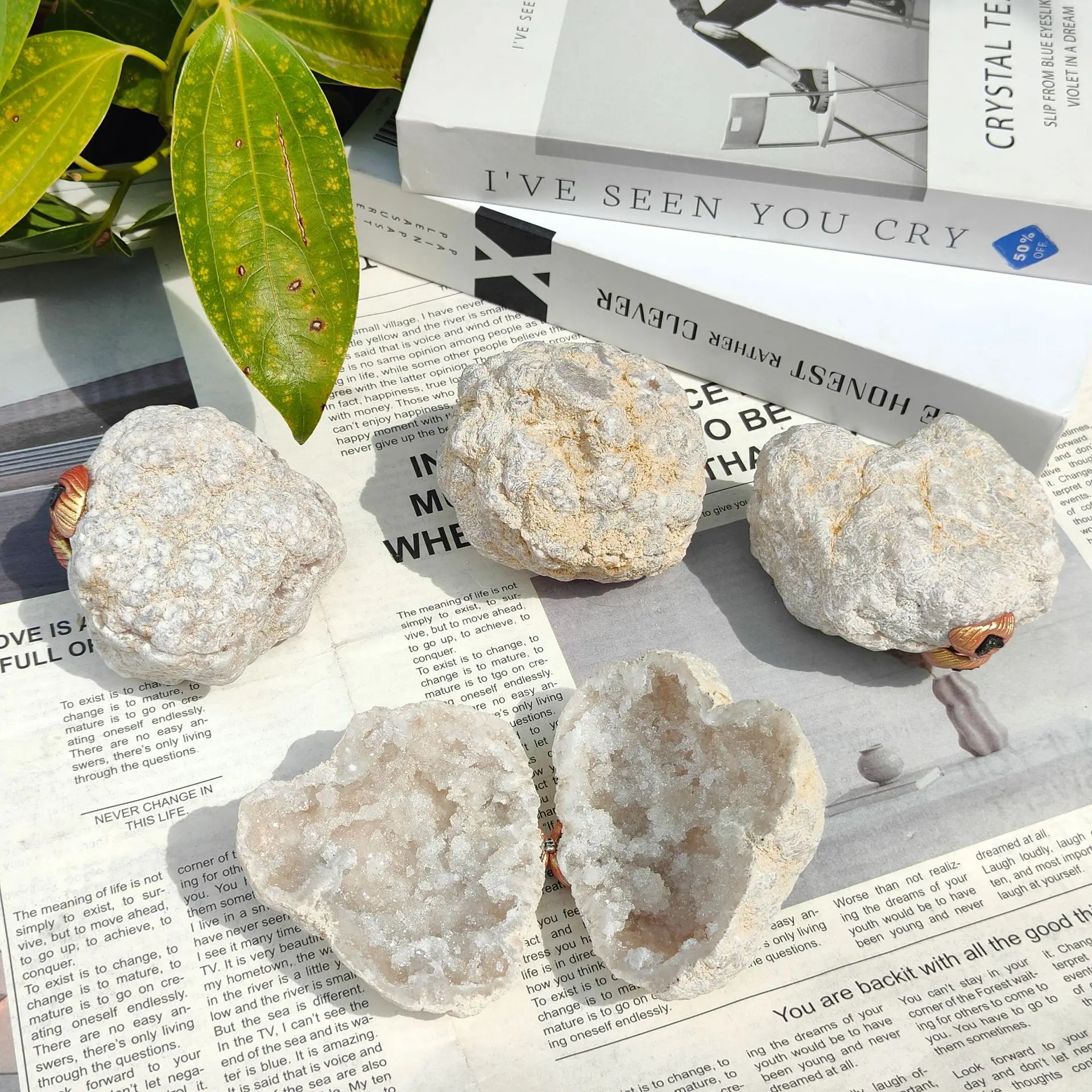 Natural crystal supply chain Moroccan crystal jewelry box handicraft decoration