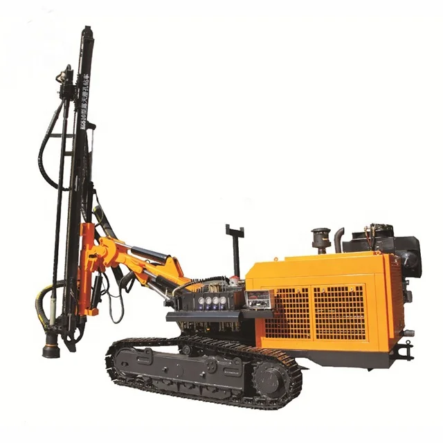 200m depth Rock Drilling Machine / Air DTH water well bore hole mine drilling rig