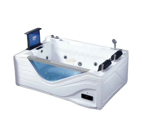 2 person whirlpool acrylic massage bathtub hotel luxury bath freestanding hydromassage