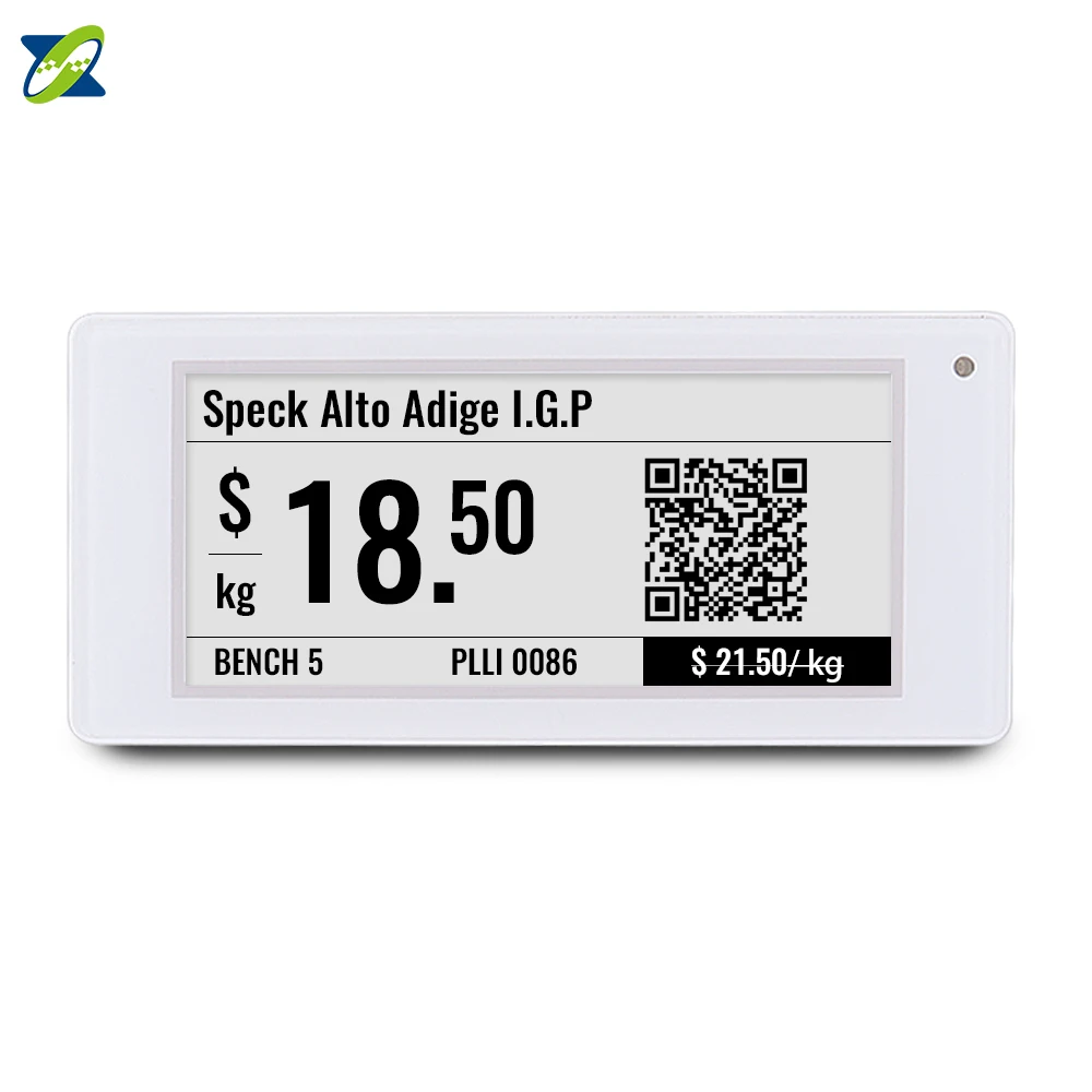 2.9 Inch Ble E Ink Display Electronic Shelf Label Supermarket Rfid Digital Price Tag