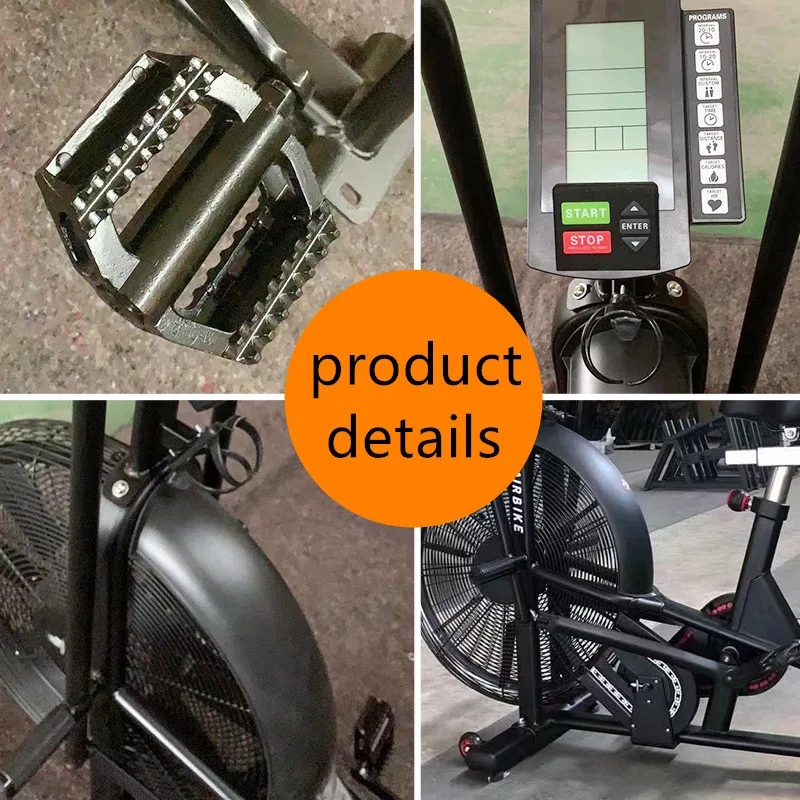 Fitness Manufacturer Home Commercial Cardio Machine Air Resistance Bike Fitness Equipment Sport Machine Air bike gym