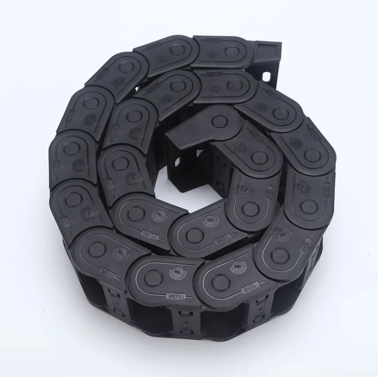 
T25 series 25*38 mm bridge flexible Electric Energy wire carrier protection nylon PA66 plastic towline cable Drag chain 