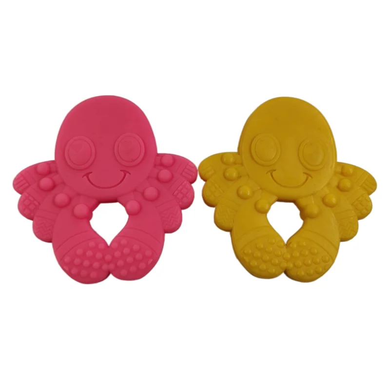 Factory Customized Kids Silicone Baby Teether Chewable Toys Silicone Teether For Mommy Nursing