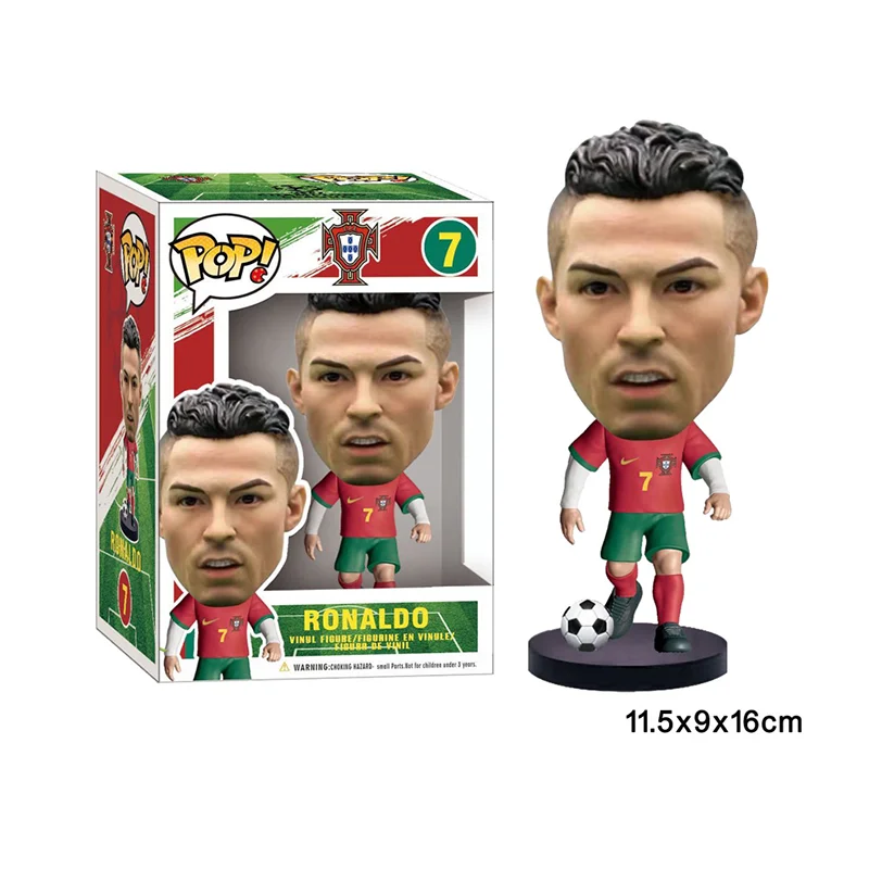Hot selling European cup Mbappe Ronaldo Messi Action Figure for Fans and Collectors Kits