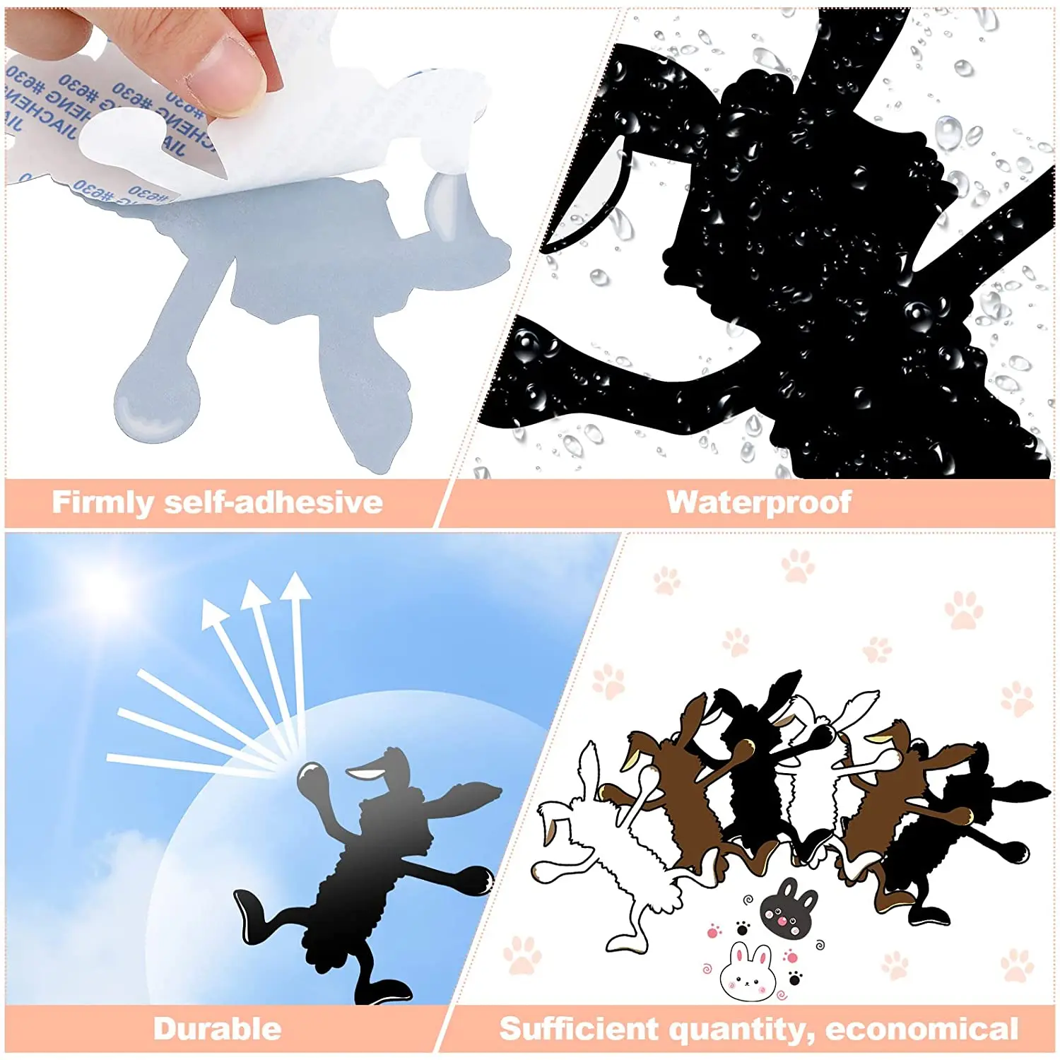 Funny Vinyl Dent Fix Car Decal Wile E Coyote Sticker Hitting Wall Decal Splat Graphic Car Decal Truck Window Stickers