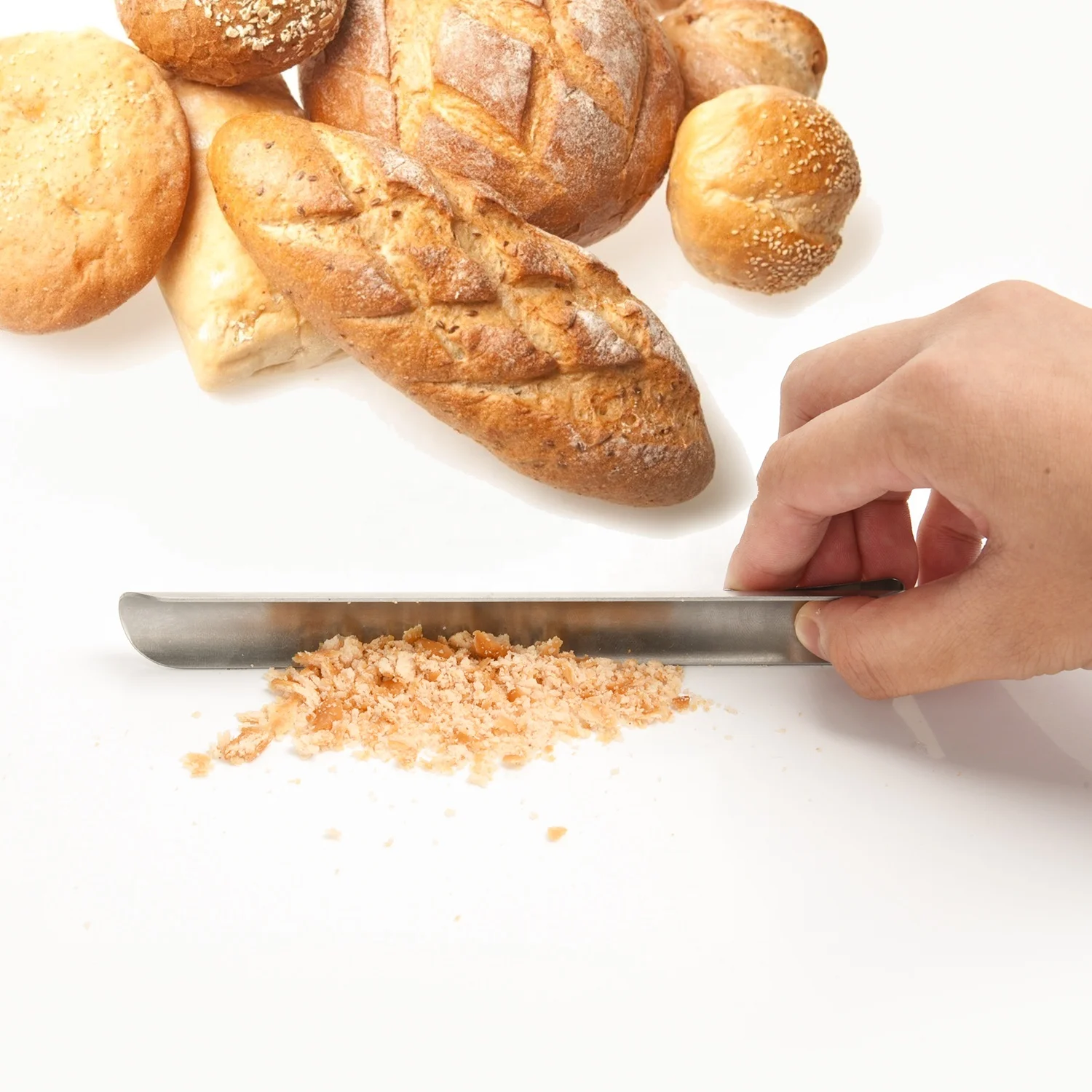 Restaurant Crumb Sweepers Stainless Steel Crumber Cleaner Crumb Scraper For Waiters Waitresses And Servers