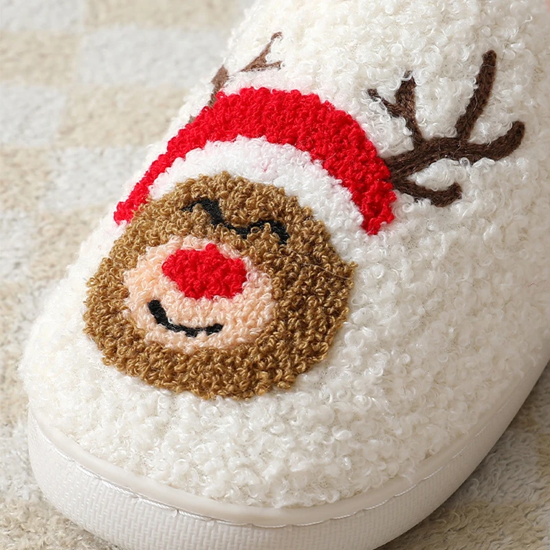 Bulk Wholesale Fashion Indoor House Guests Non-slip Soft Plush Autumn Winter Warm Cotton Women Men Flip Flop Shoes Slippers