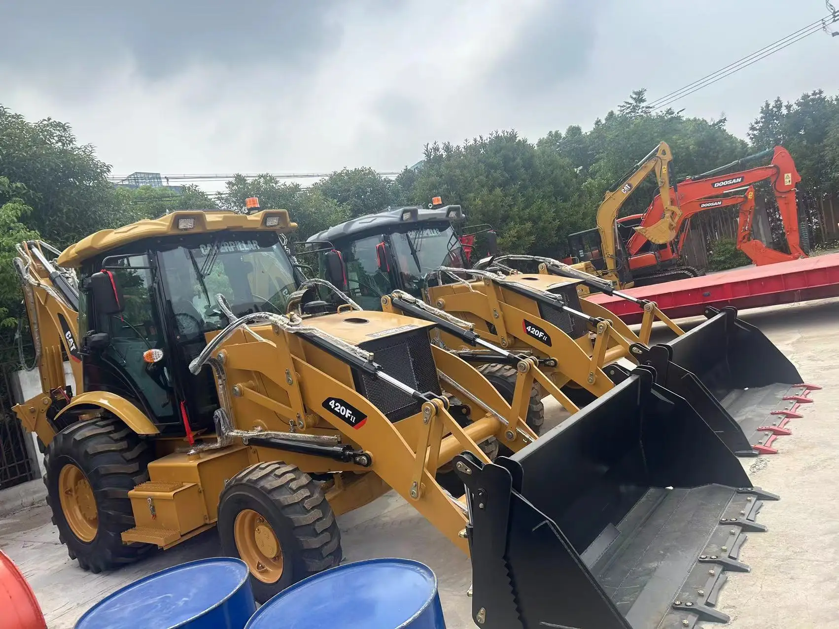 Совершенно новая техника CAT 420F для продажи гусеничная экскаватор-погрузчик в брендовый 416 кошки 420 428 432 Ретро