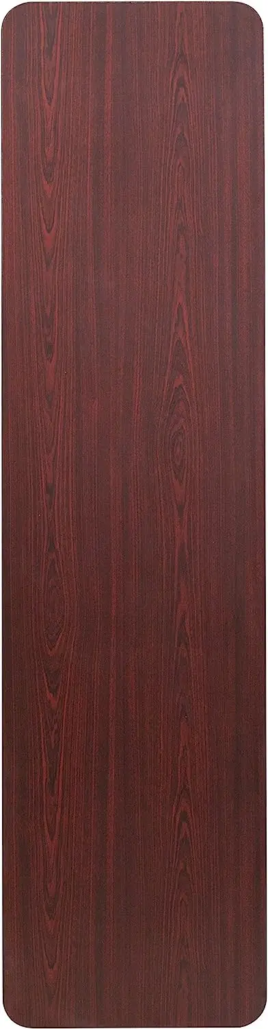 6 foot Flash Furniture Floyd 6-Foot High Pressure Mahogany Laminate Folding Training Table Wholesale
