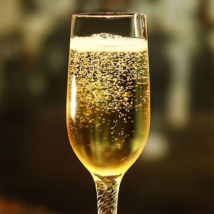 luxury champagne flute sparkling wine tasting glass unique stem crystal champagne glasses
