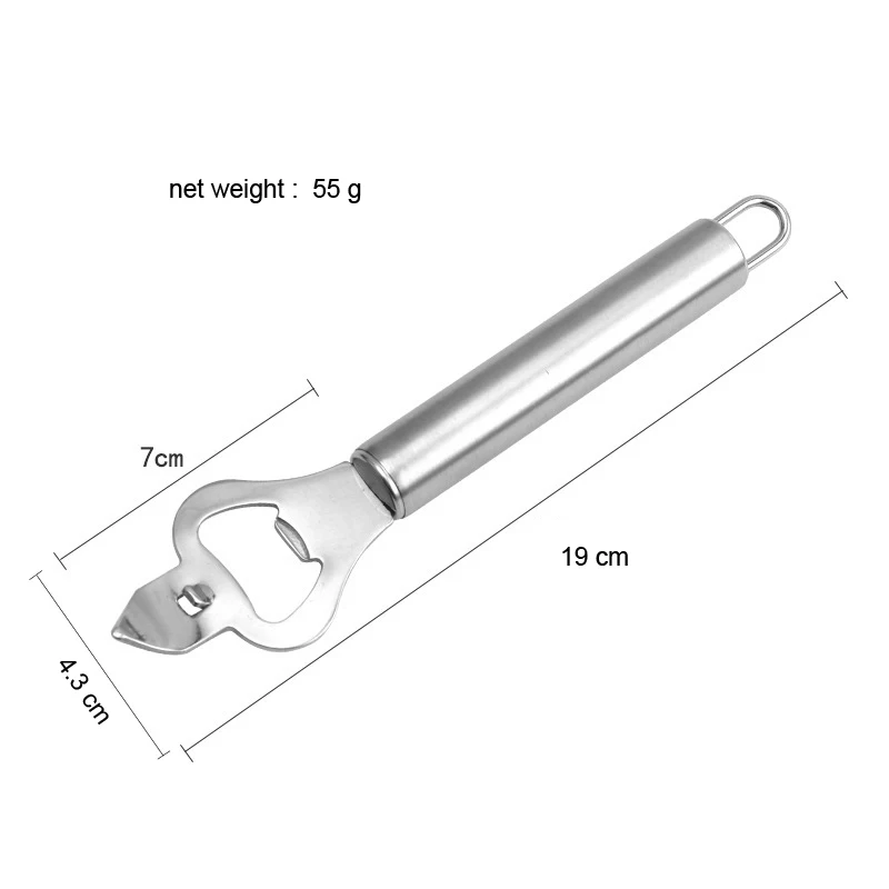 Stocked Kitchen tools Easy to hold stainless steel bottle and can opener