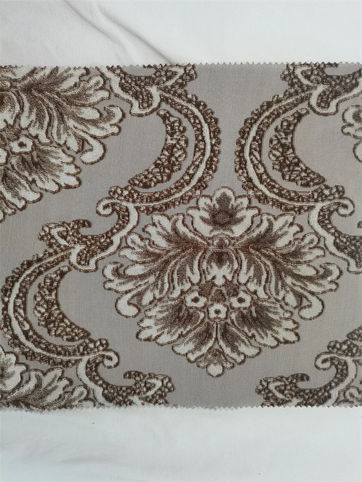 Hot new design custom velour fabric upholstery household Cut velvet