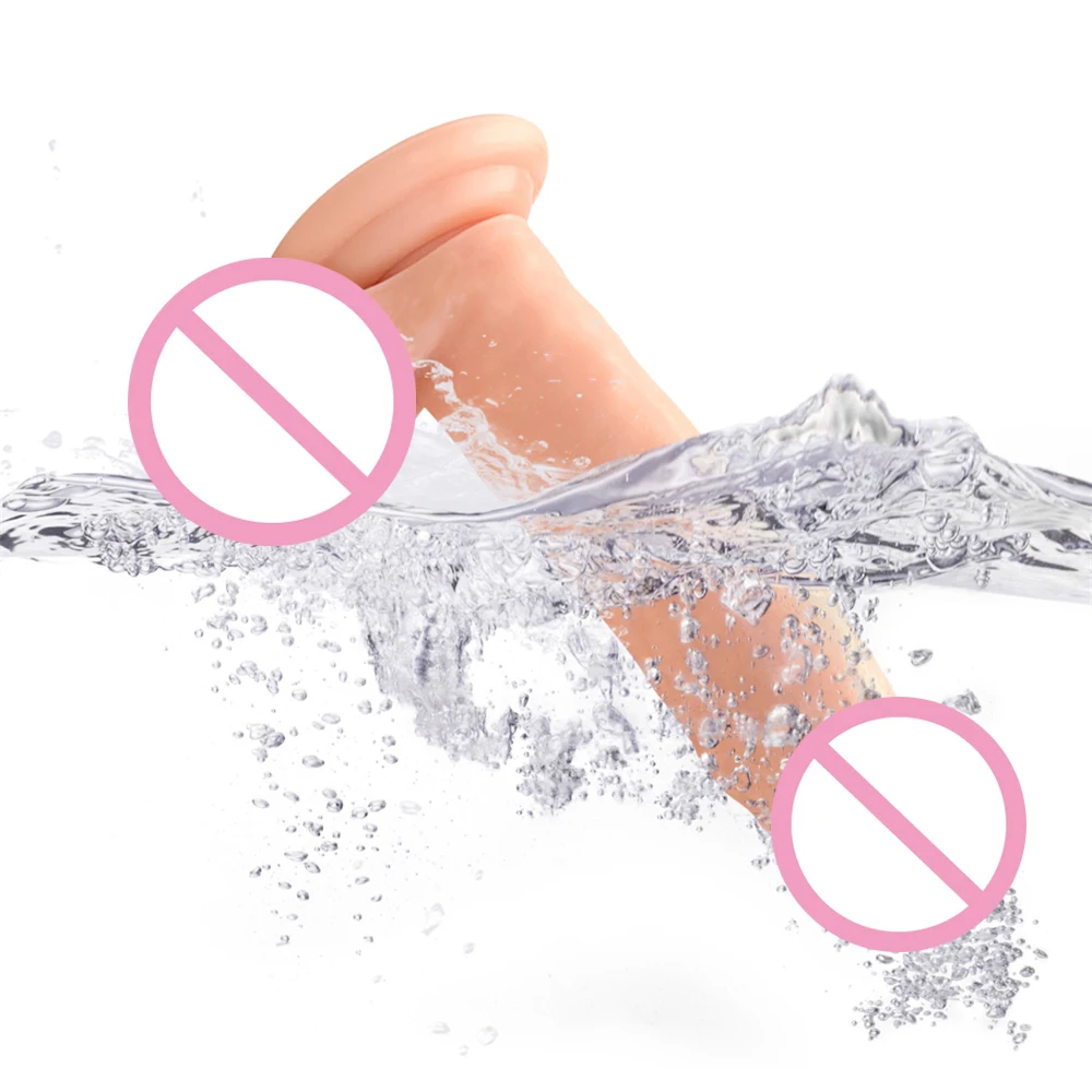2023 American Hot-selling PVC Huge Realistic Dildo With Powerful Sucker Real Glans and Raised Testicle Vaginal G-spot Anal Dildo