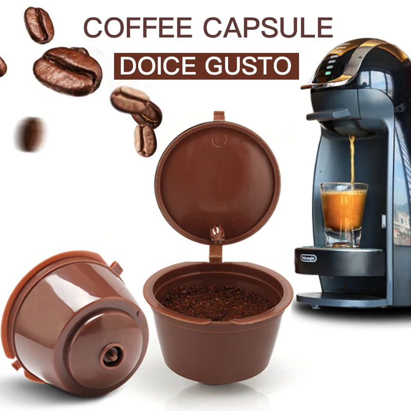  Dolce gusto k многоразовые Пустые пластиковые капсулы с фильтром для кофе/капсулы
