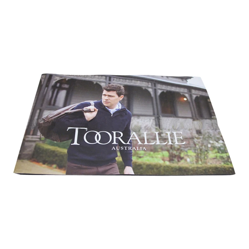 Заводская изготовленная на заказ бумажная брошюра журнал с прострочкой седла