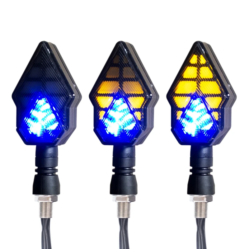 Universal Fit Motorcycle Body Parts Rear Front Turn Signal Flowing Water Turn Signal