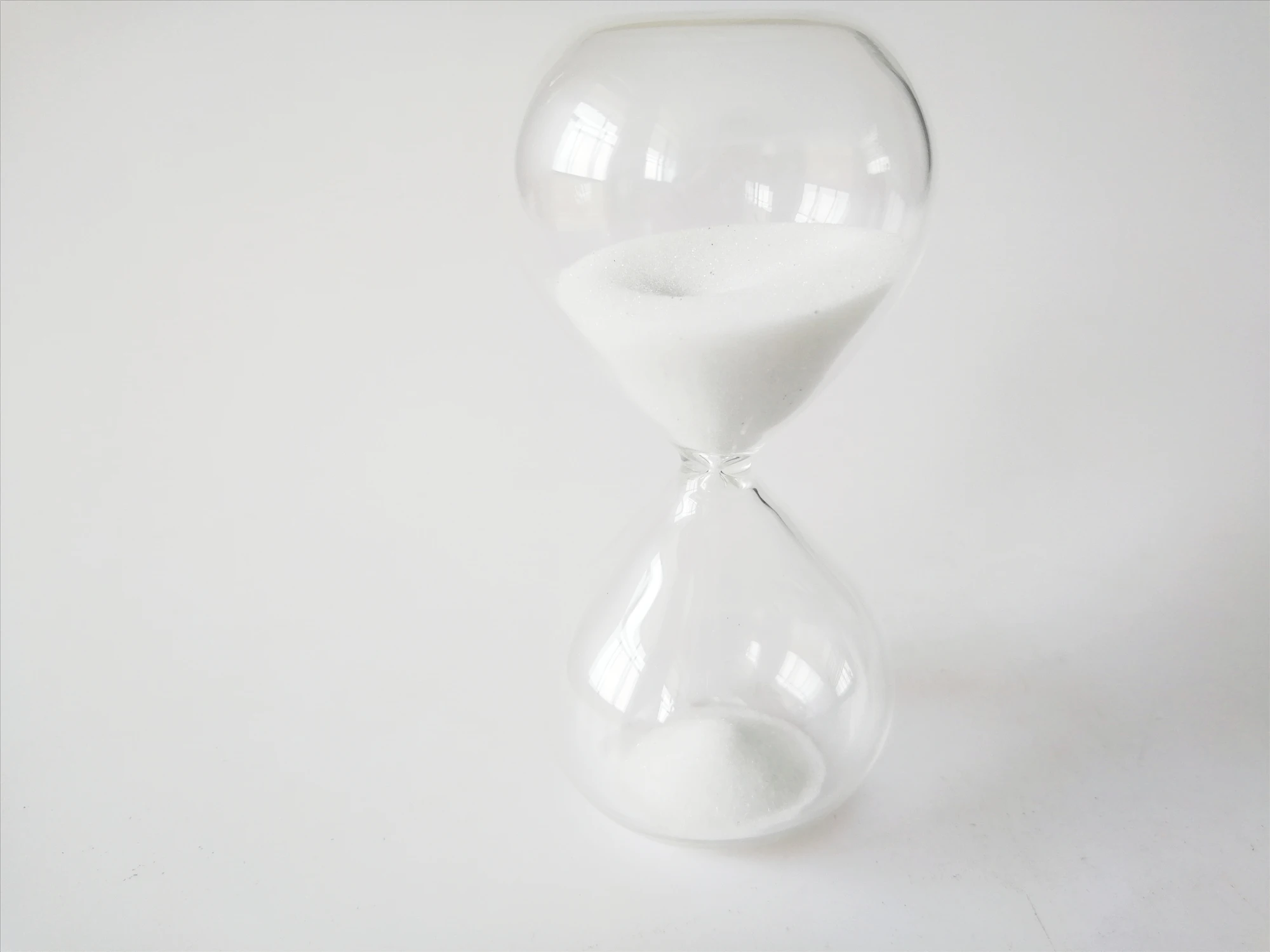 Sandtimer hourglass cute exquisite Classic white sand 5min non-stick Hour Glass for home decoration gifts