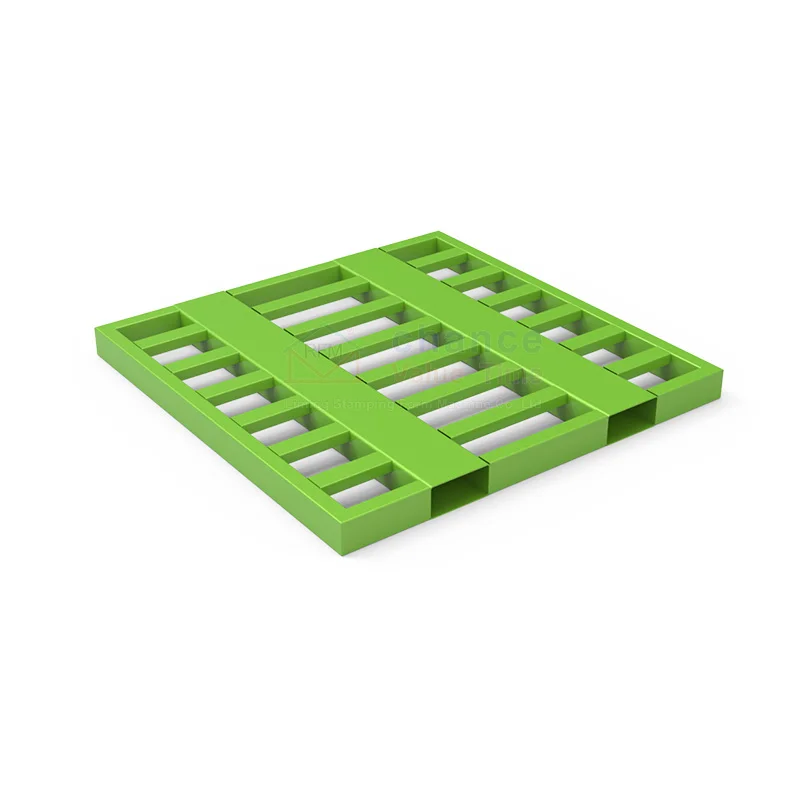 Galvanized Logistics Heavy Duty Warehouse Metal Euro Pallet Selling High Stacking Steel Pallet