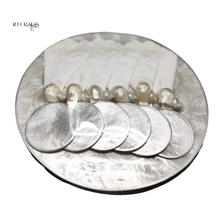 Handmade Dining Table Placemats Set Decorative Table Mats Natural Crafts Table Decoration & Accessories Decorative Placemat