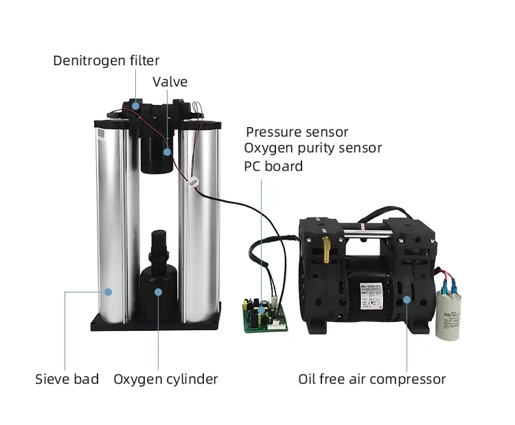 Factory Cheap price 1L 3L 5L 10L oxygen zeolite sieve bed oxygen concentrator spare parts for ozone generator