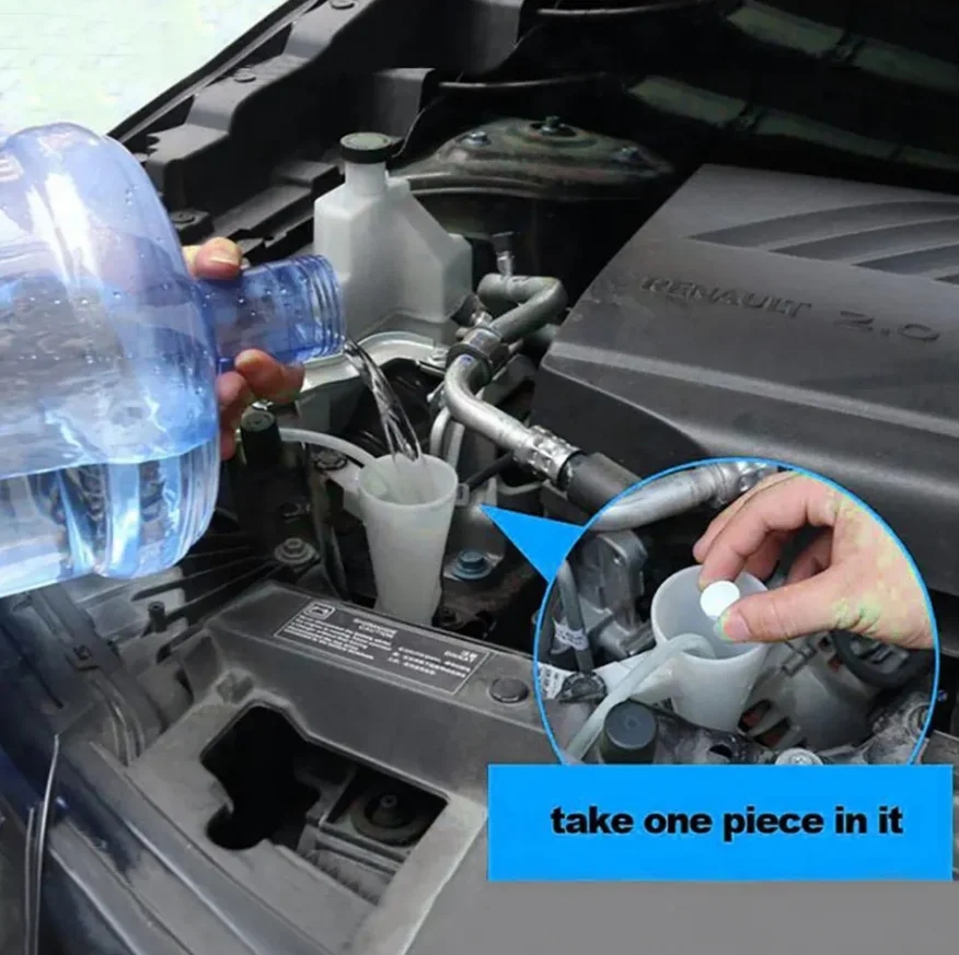 Auto wiper Glass cleaning effervescent tablet screen car wash soap windscreen washer tablets