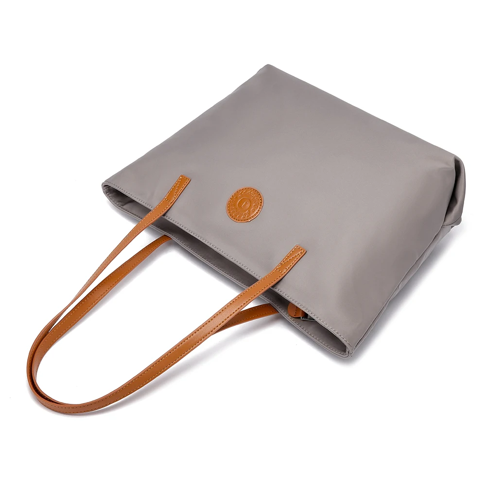 New trendy durable stylish large capacity waterproof  lady Tote Bag women handbags with Leather Handles