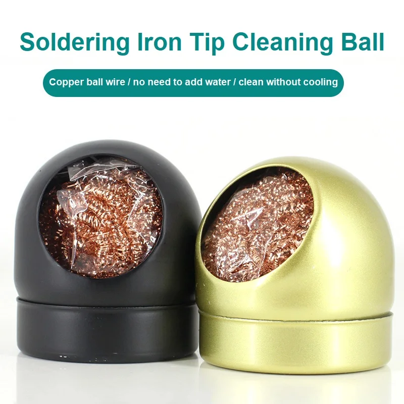 Soldering Iron Tip Cleaning Tool Welding Iron Tip Cleaner Tin Removal Ball Soldering Iron Head Cleaning