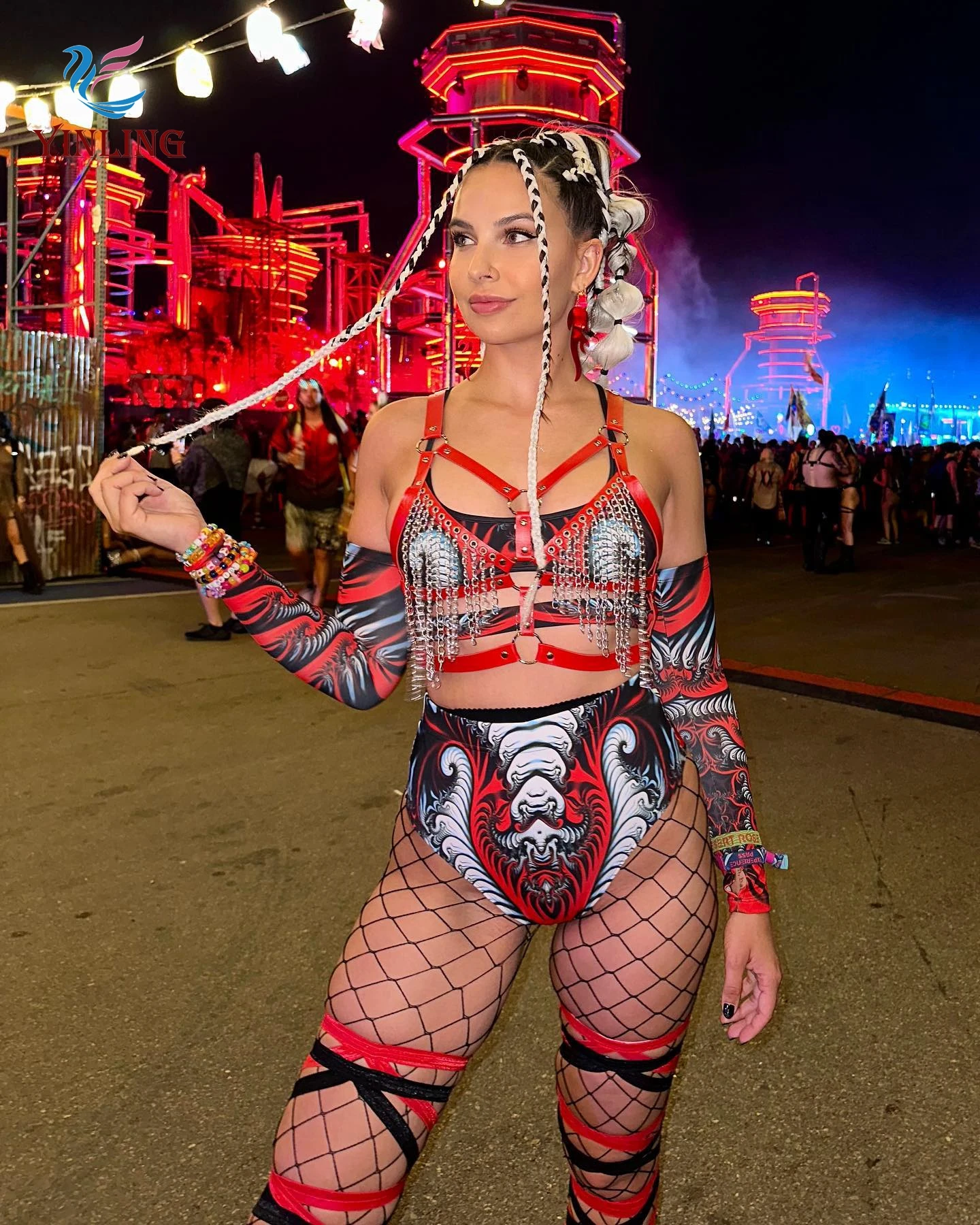 New Design Wholesale Exotic Dresses Stage Dance Wear Performance Custom Witch Wear