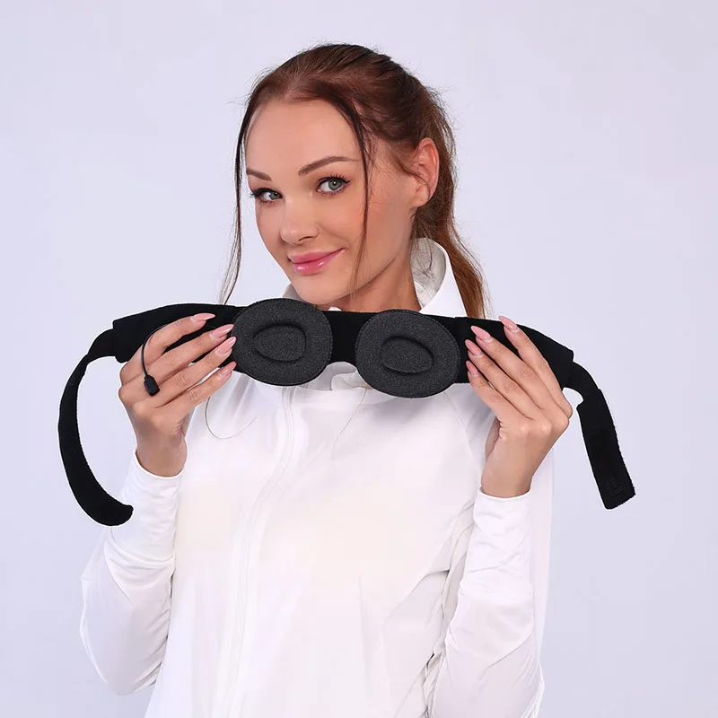 New Arrival Private Label Sleep Headphones Wireless Blue tooth Music Travel Eye Sleeping Mask for Home office car