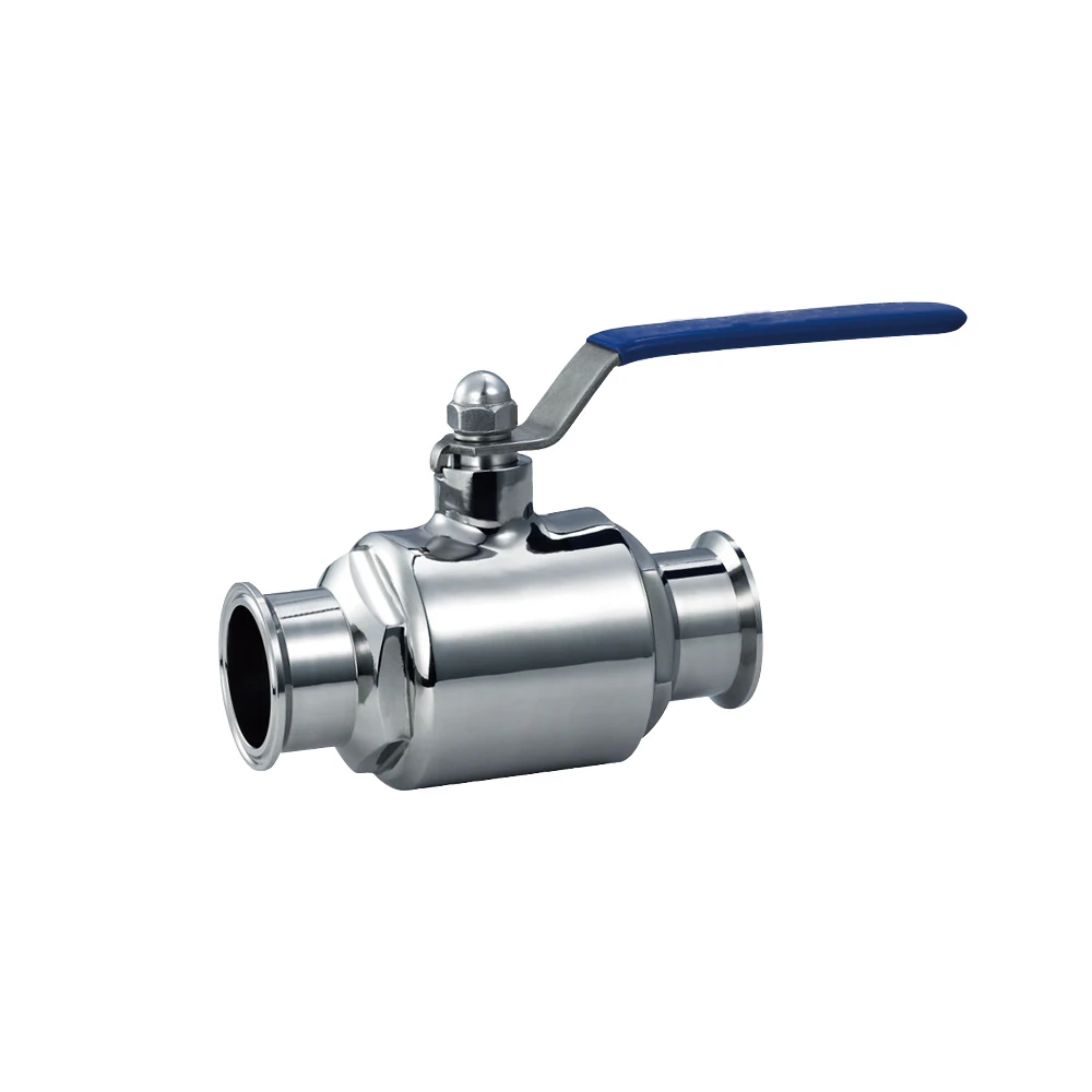 DN15 DN20 DN40 sanitary stainless steel 2 way tri-clamp ball valve