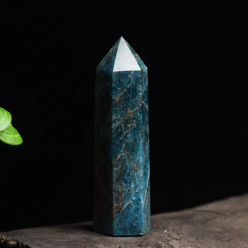 Wholesale and direct selling natural crystal blue apatite crystal tower crystal wand