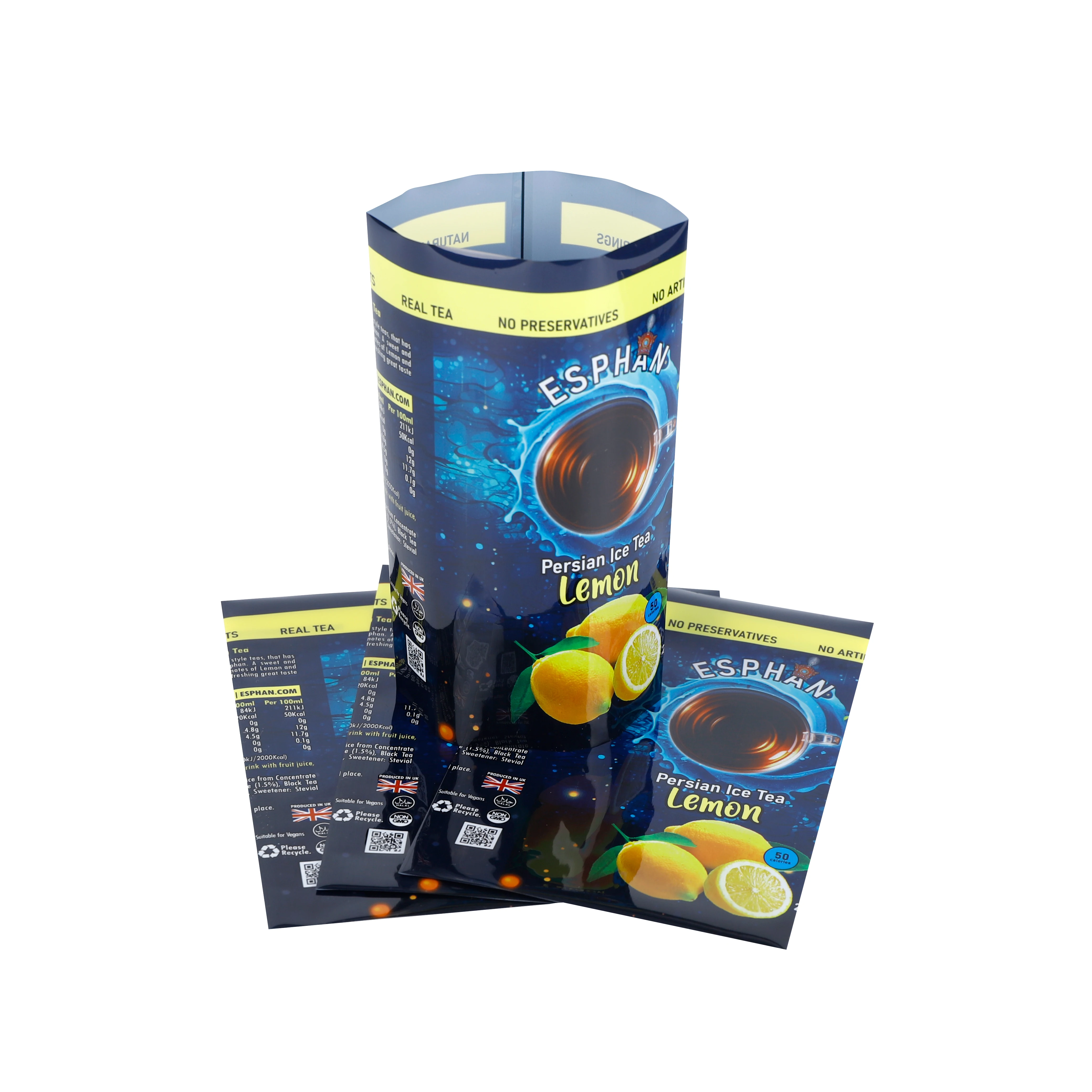 Digital Printing Custom PET PVC Heat Shrink Sleeve Label for 8oz 12oz 16oz 330ml 500 ml Bottle Cans Beverage Packaging