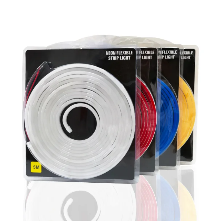 smd2835 12v 24v slim silicone IP67 waterproof flexible led strip 6mm 8mm led flex neon