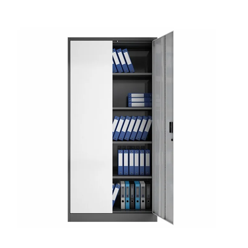 Metal Storage Cabinet Files Office Steel cabinet Metal Filling Cabinet Metal Cupboard With 2 Swing Doors