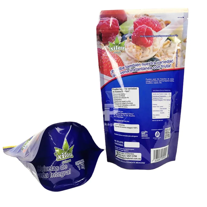 Зажимные пластиковые пакеты из алюминиевой фольги на молнии