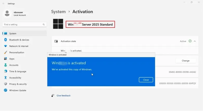 NEW Win Server 2025 Standard Digital Key 100% Online Activation Win Server 2025 Std License Key Send By Ali Chat Page