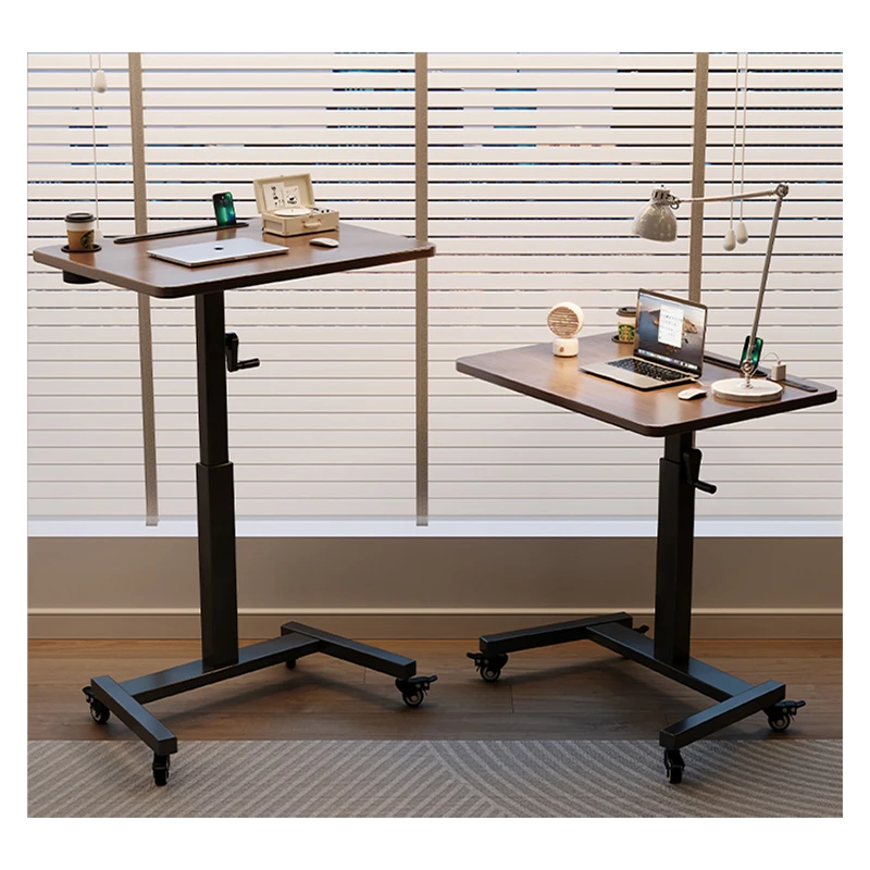hot sell Modern adjustable multi-function office desk with USB elevator Home laptop desk Standing workstation Speech