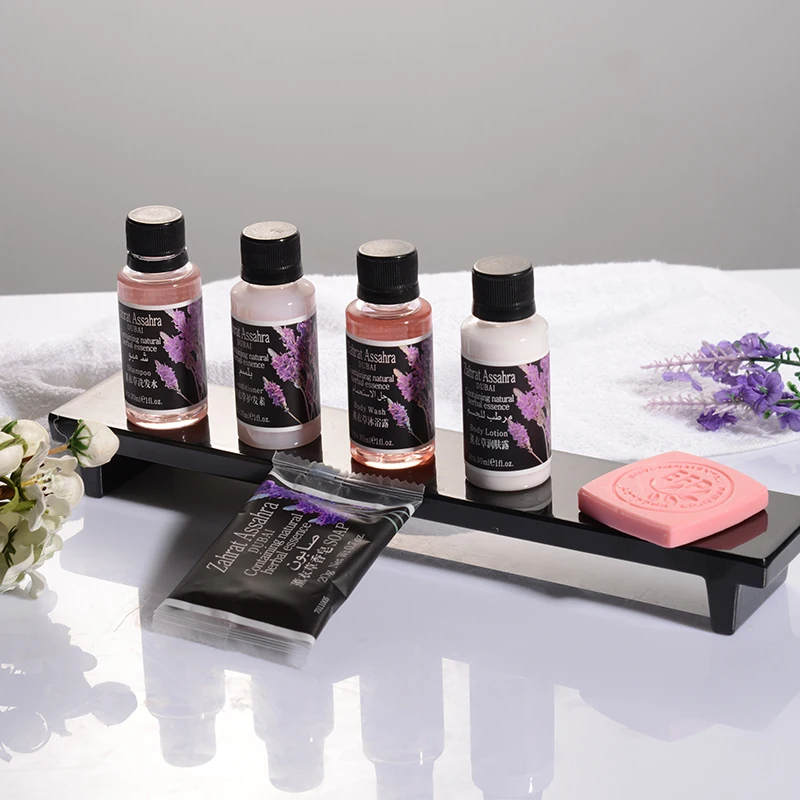 High Quality 5 Star Hotel Amenities Wholesale Private Label Shampoo Amenity Set For Hotel Supplies Bottle Packaging