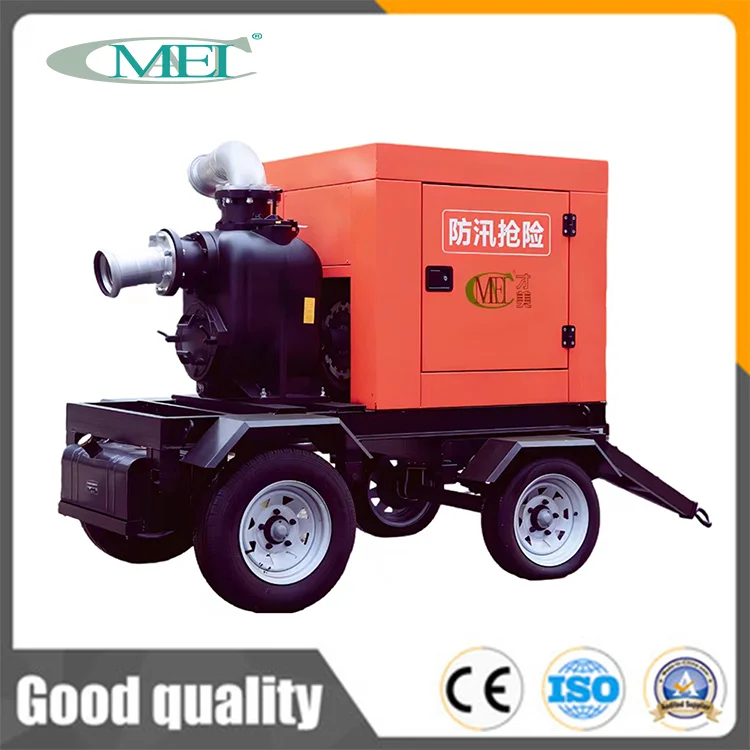 High Pressure Centrifugal Pump Mobile Pump Truck Flood Prevention, Flood Control and Drainage Trailer Pump
