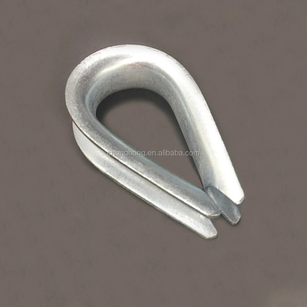 Rigging Hardware Cable Thimble Hot Dip Galvanized Thimble DIN 6899 Type A Wire Rope Thimble for Wire Rope