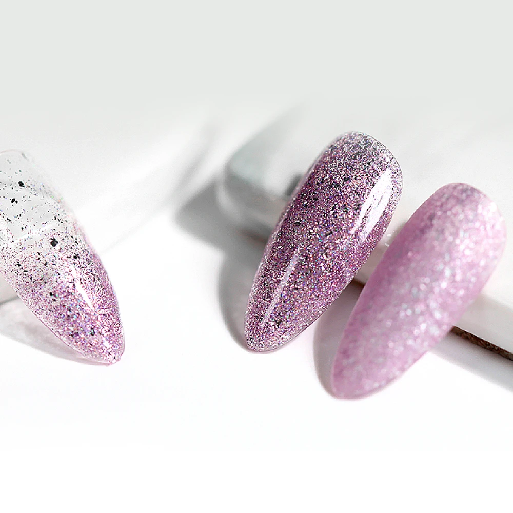 Glitter Gelpolish Basecoat UV Gel Polish Base Gel Color Nail Primer Rubber Base Coat