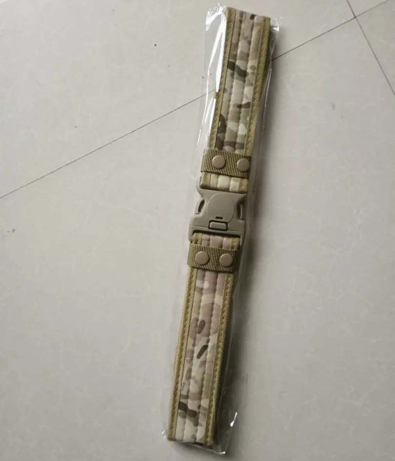 Factory Wholesale Canvas Outdoor Nylon security Tactical Belts  Camouflage Styles for Men Special for  Tactical