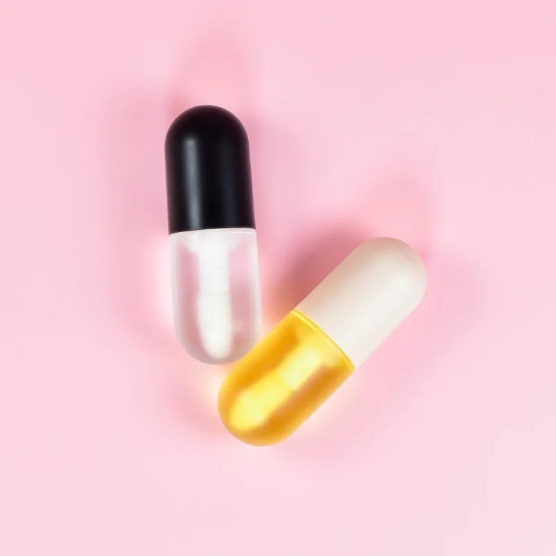 Wholesale Custom Logo Natural Lip Glow Oil Moisturizing and Reduce Fine Lines Day and Night Organic vegan lip plumper set