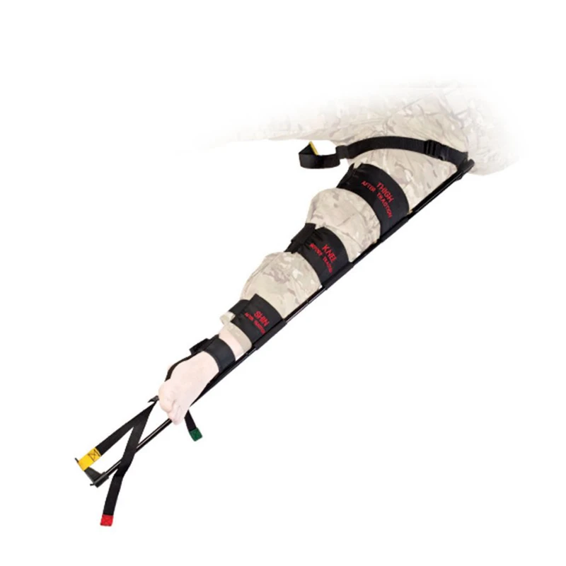 Wholesale Direct Orthopedic Knee Splint 3 Panel Leg Knee With Belts