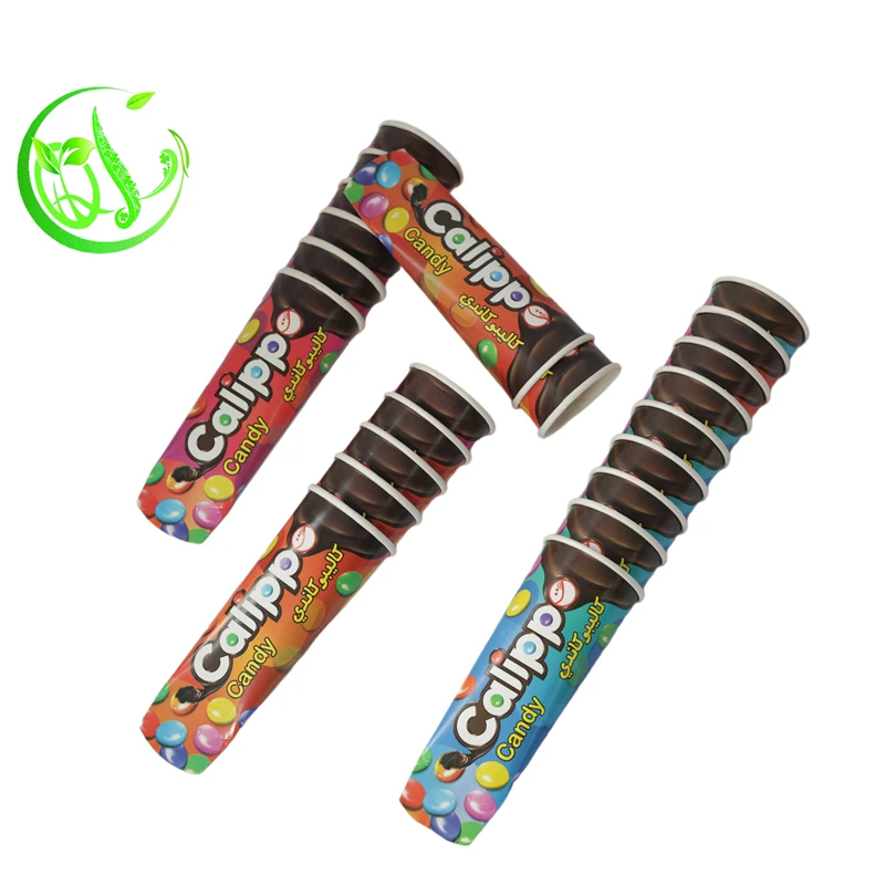 Ice cream paper popsicle cup calippo tube eco friendly ice cream container tube
