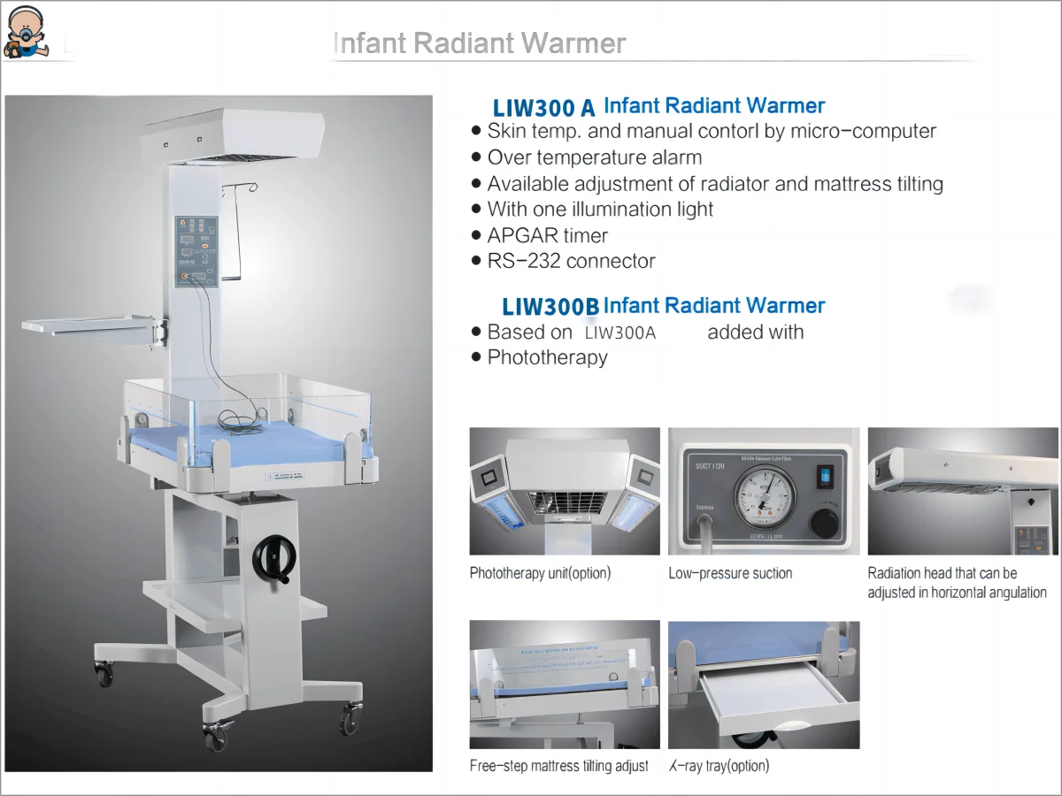 Portable Phototherapy Machine for Infants,Infant Phototherapy Lamp Infant Warmer Machine