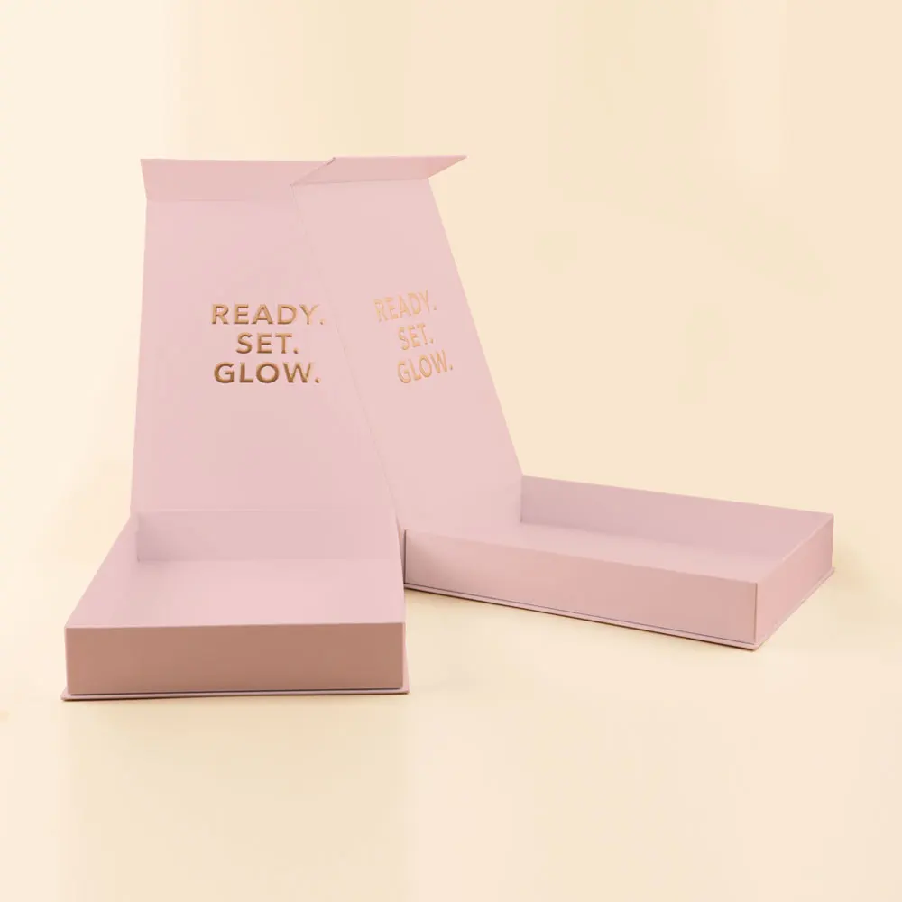 OEM Manufacturer Custom Design Made Rigid Cardboard Paper Cosmetic Luxury Gift Clothing Packaging Cosmetic Paper Gift Box  Sets