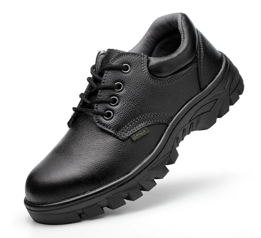Construction and Rubber Out Sole Iron Steel Toe Safety Shoes Cheap Price Work